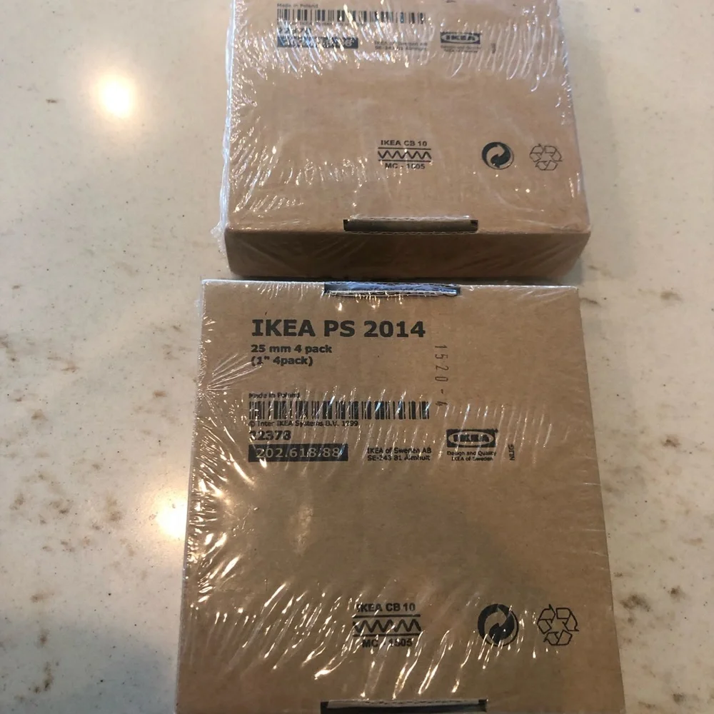 NWT Ikea PS 2014 118 Birch Wall Brackets